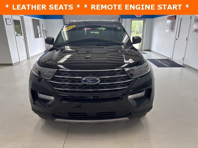 Used 2022 Ford Explorer XLT with VIN 1FMSK8DH1NGA67251 for sale in Gladwin, MI