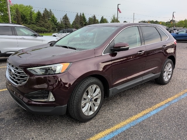 Used 2022 Ford Edge Titanium with VIN 2FMPK4K91NBA79403 for sale in Gladwin, MI