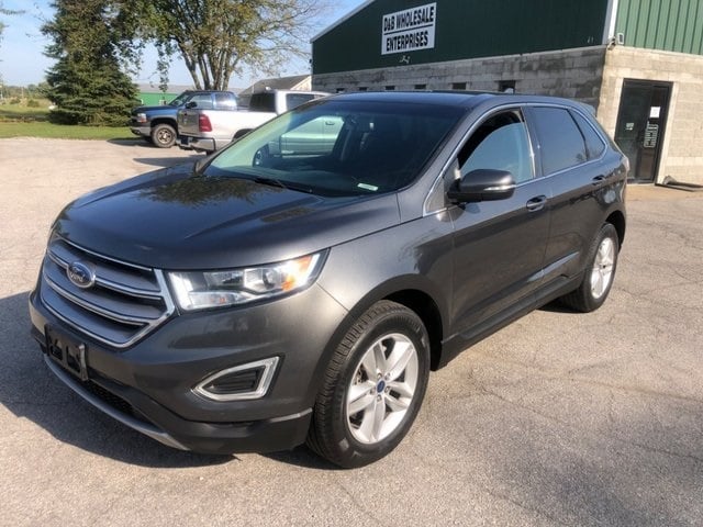 Used 2018 Ford Edge SEL with VIN 2FMPK4J96JBB65950 for sale in Gladwin, MI