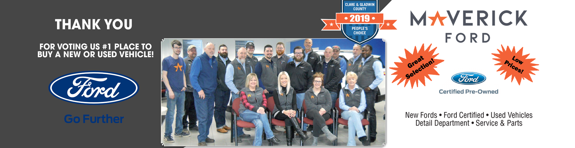 Maverick Ford Ford Dealership in Gladwin, MI