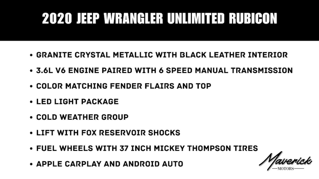 Used 2020 Jeep Wrangler Unlimited Rubicon SUV