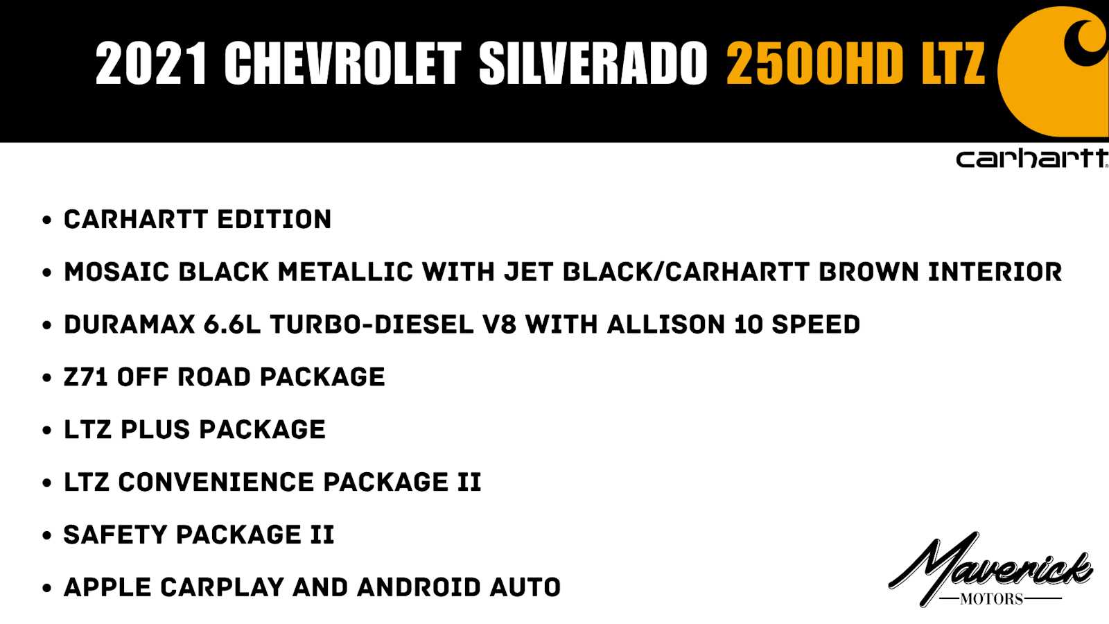 Used 2021 Chevrolet Silverado 2500HD LTZ 4WD Crew Cab 159 Truck