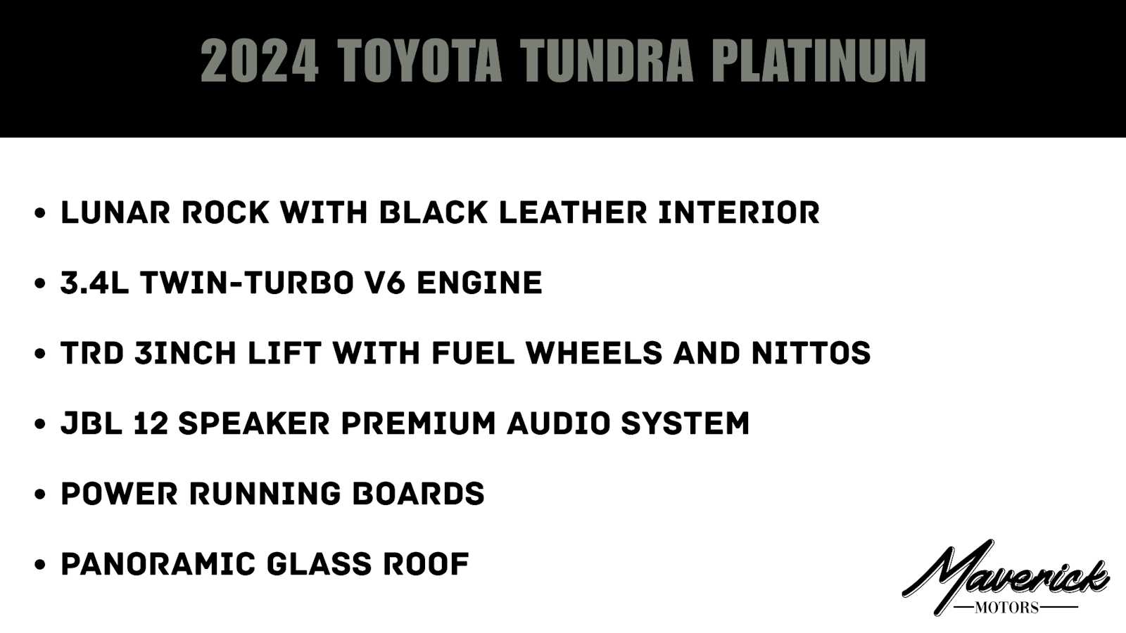 Used 2024 Toyota Tundra Platinum Crewmax 5.5 Bed (SE) Truck