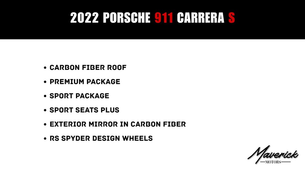 Used 2022 Porsche 911 Carrera S Coupe