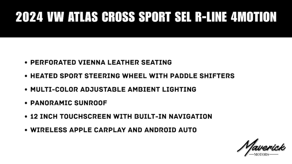 Used 2024 Volkswagen Atlas Cross Sport 2.0T SEL R-Line SUV
