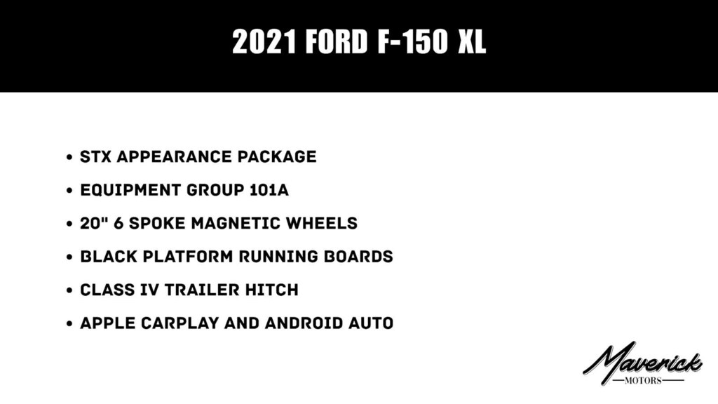 Used 2021 Ford F-150 XL 2WD Supercrew 5.5 Box Truck