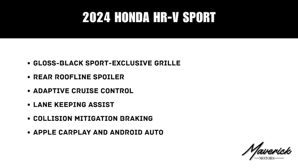 Used 2024 Honda HR-V Sport SUV