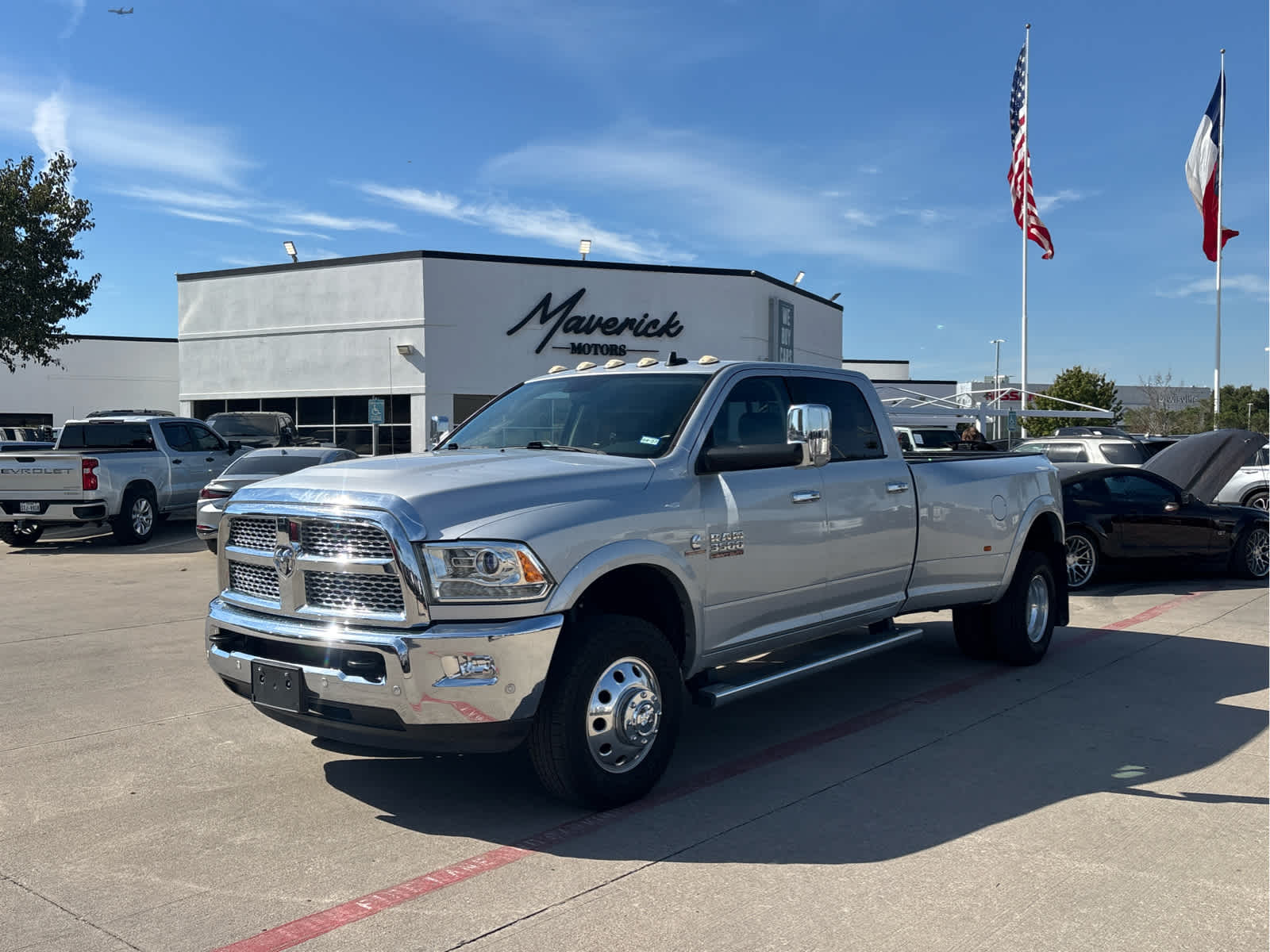 Used 2018 Ram 3500 Laramie 4x4 Crew Cab 8 Box Truck