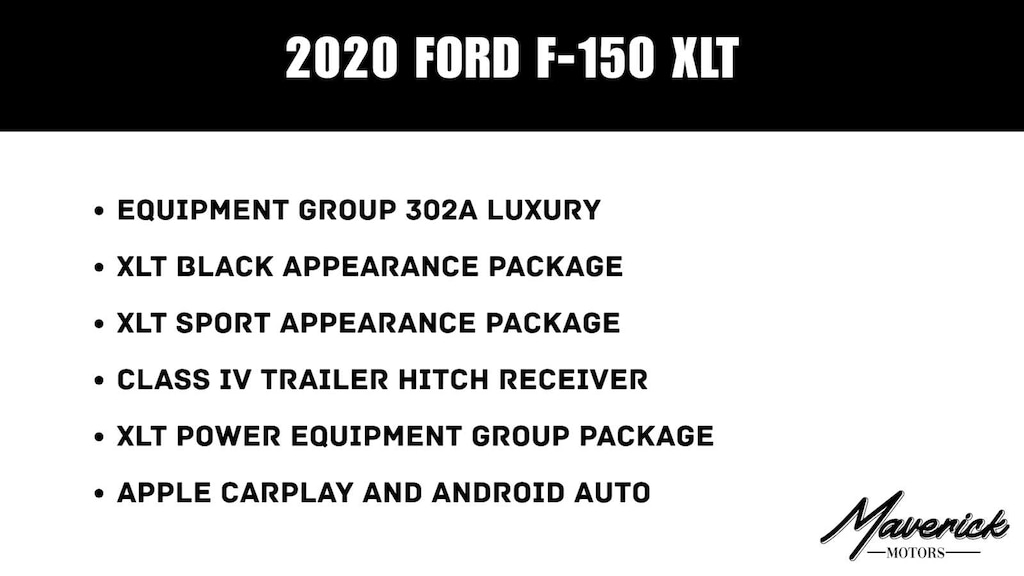 Used 2020 Ford F-150 XLT 2WD Supercrew 5.5 Box Truck