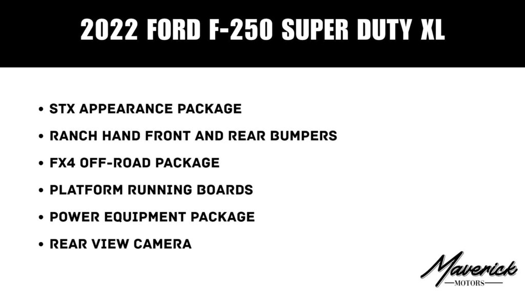 Used 2022 Ford Super Duty F-250 Pickup XL 4WD Crew Cab 6.75 Box Truck
