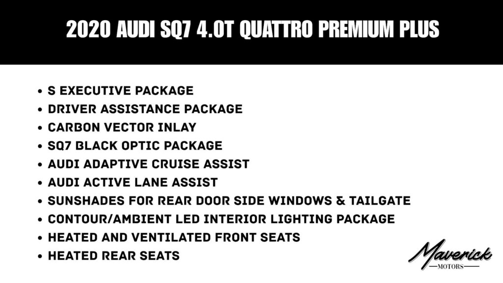 Used 2020 Audi SQ7 Premium Plus SUV