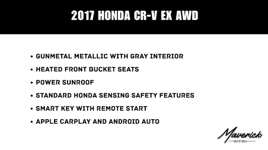 Used 2017 Honda CR-V EX SUV