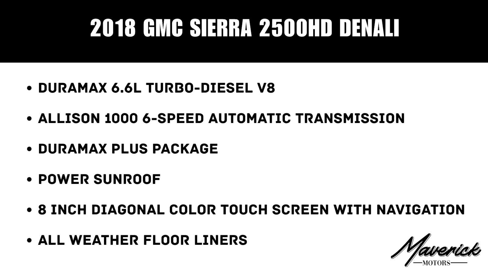 Used 2018 GMC Sierra 2500HD Denali 4WD Crew Cab 153.7 Truck