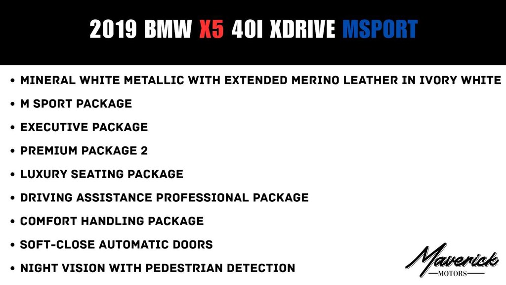 Used 2019 BMW X5 xDrive40i xDrive40i SUV