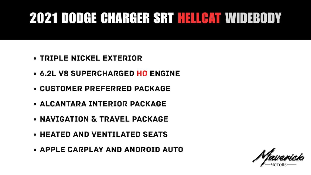 Used 2021 Dodge Charger SRT Hellcat Redeye Widebody Sedan