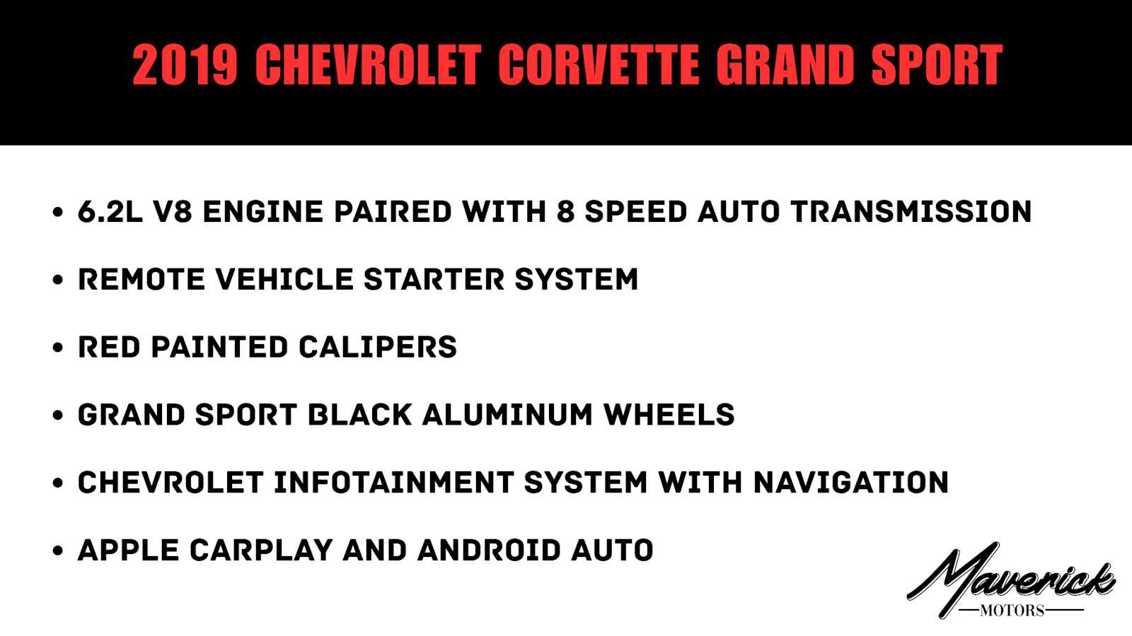 Used 2019 Chevrolet Corvette Grand Sport 2LT Coupe
