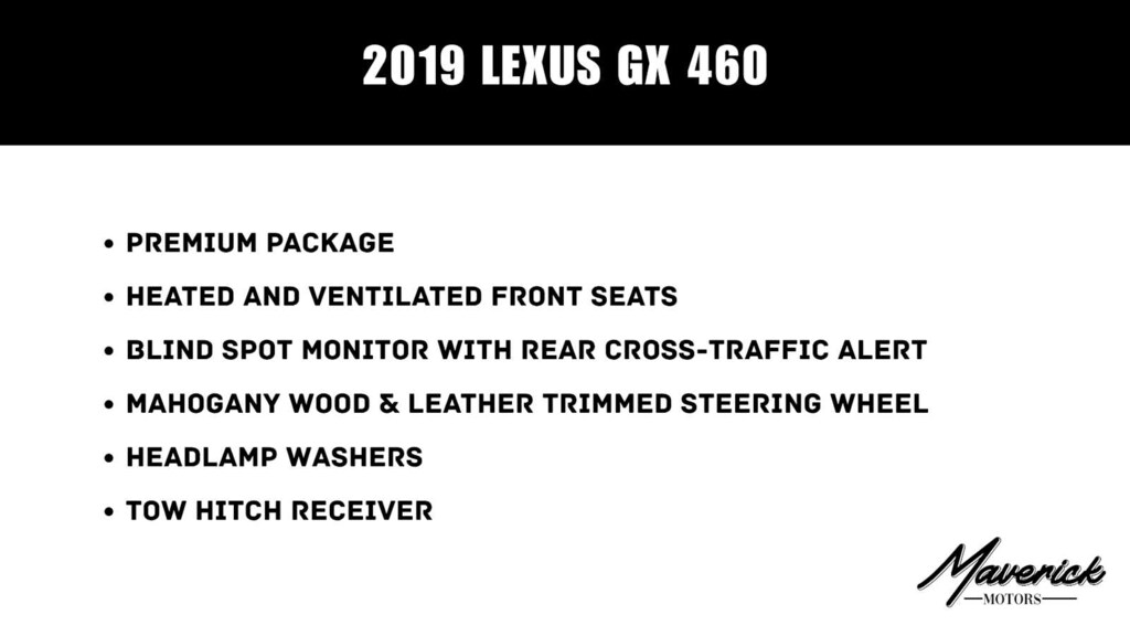 Used 2019 Lexus GX 460 Premium SUV