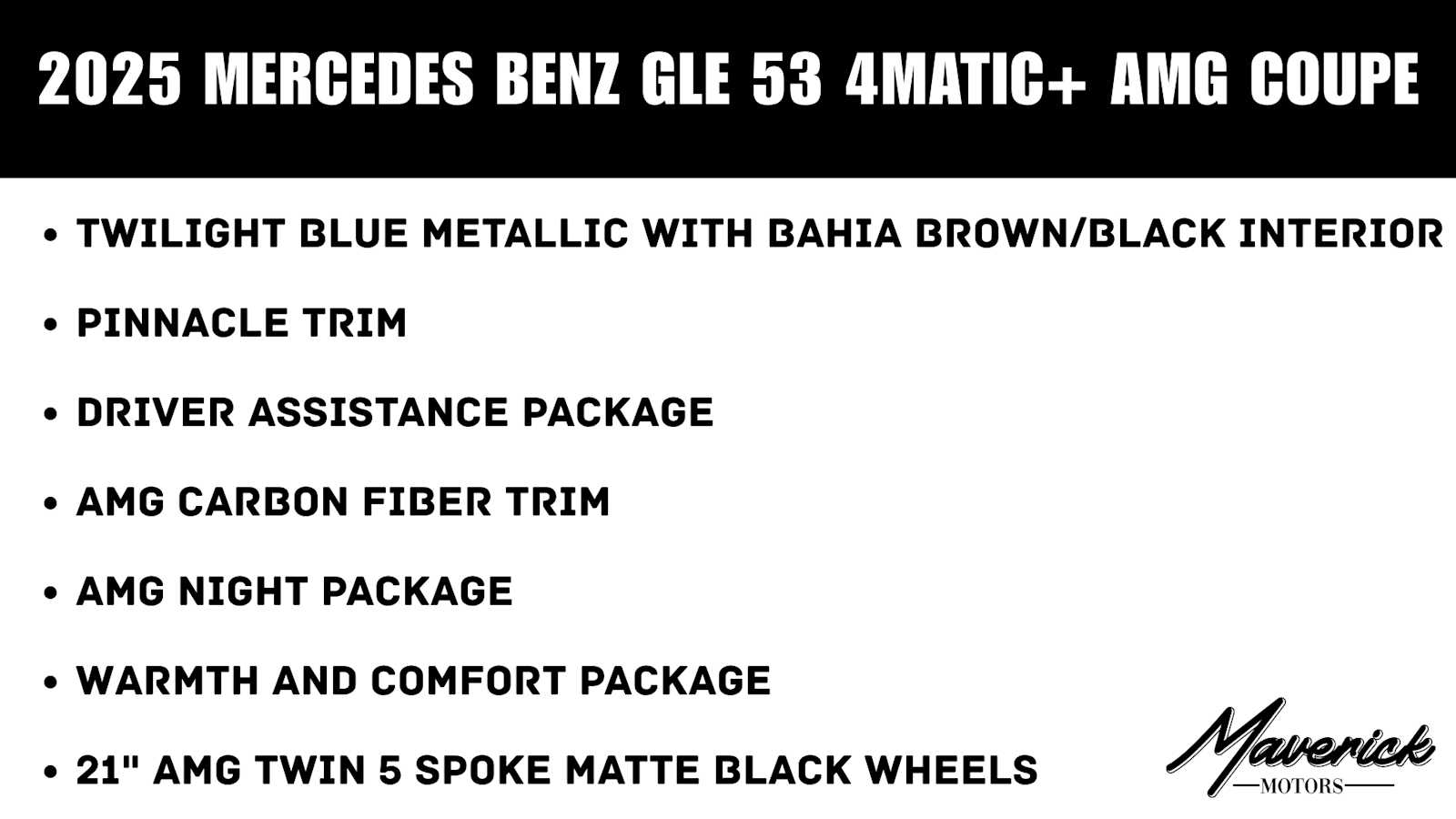 Used 2025 Mercedes-Benz AMG GLE 53 AMG GLE 53 SUV