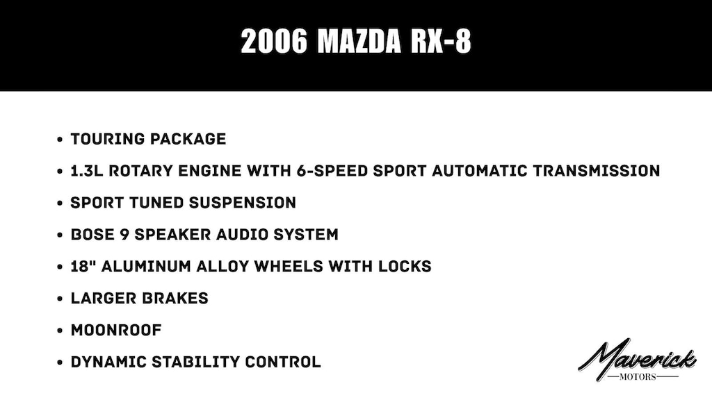 Used 2006 Mazda RX-8 Coupe
