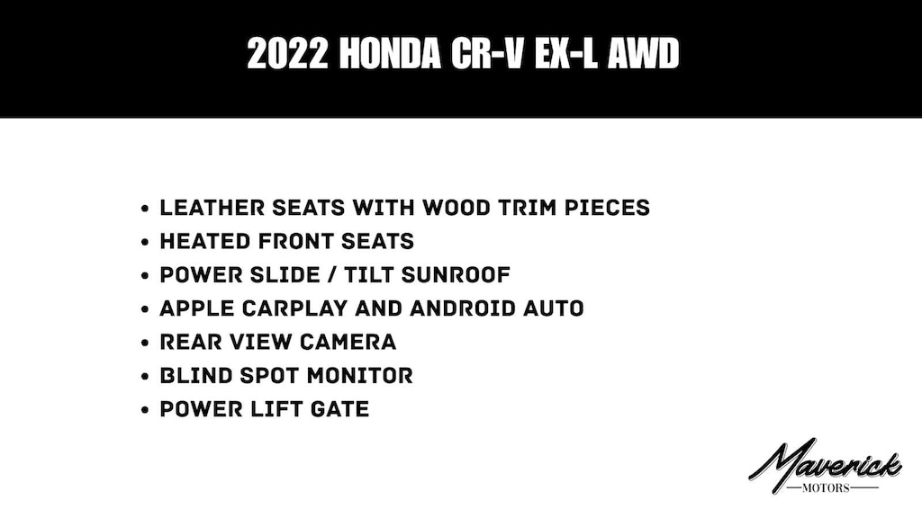Used 2022 Honda CR-V EX-L SUV