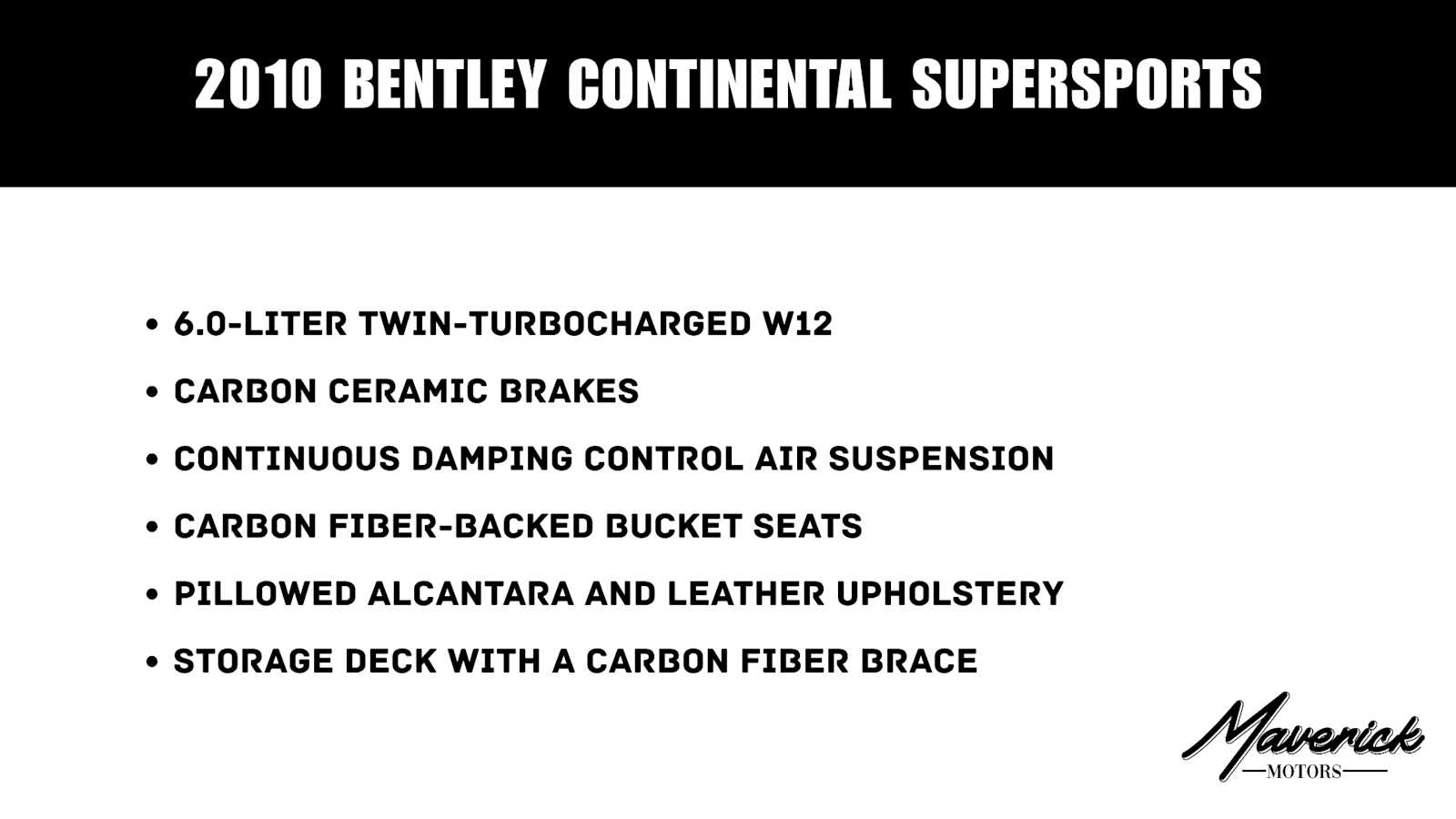 2010 Bentley Continental Supersports Base - Photo 2
