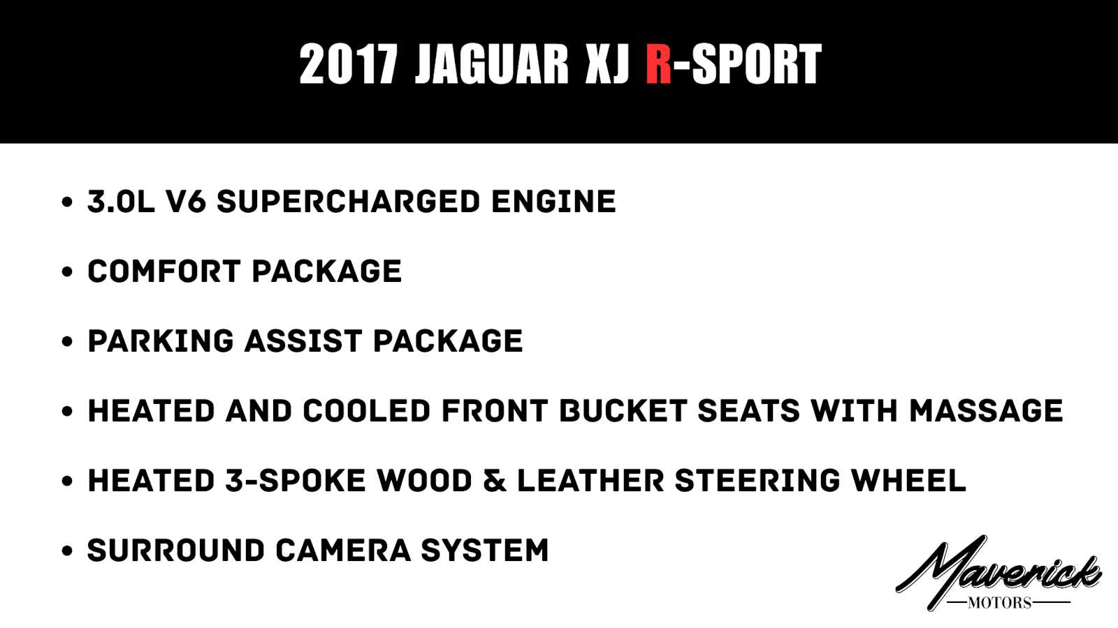 Used 2017 Jaguar XJ XJ R-Sport Sedan