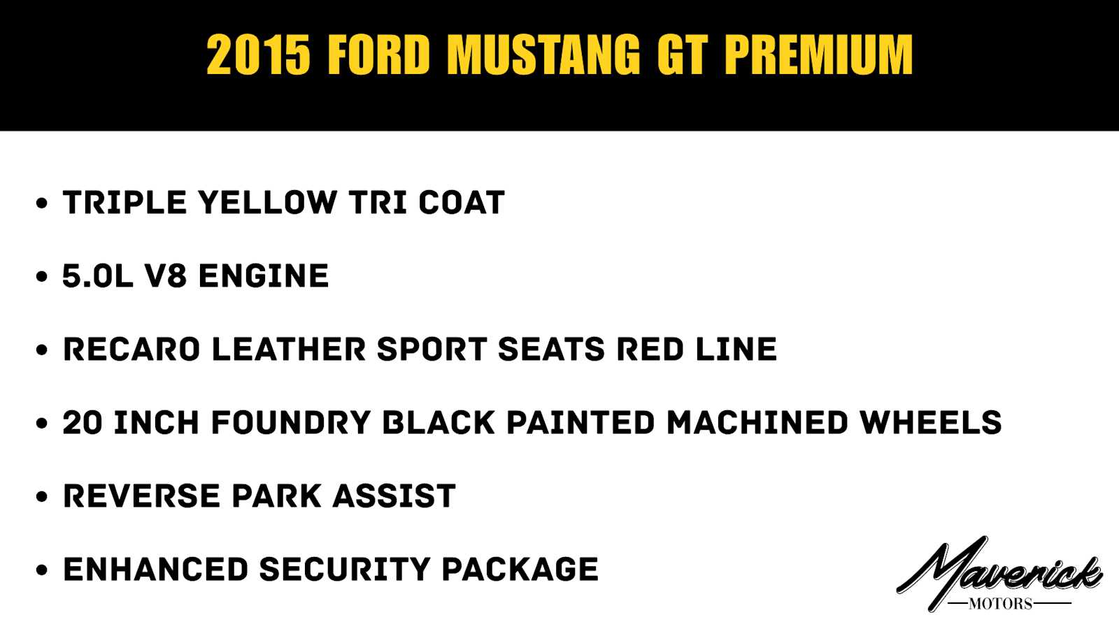 Used 2015 Ford Mustang GT Premium Coupe