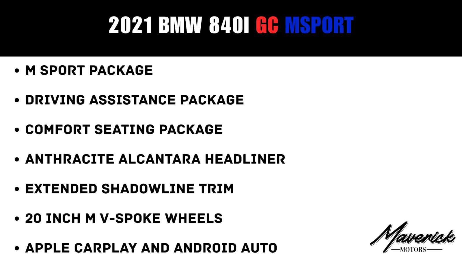 Used 2021 BMW 840i 840i Sedan