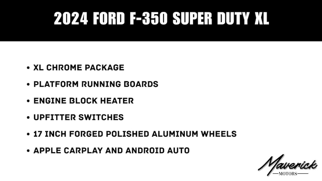 Used 2024 Ford Super Duty F-350 DRW Pickup XL 4WD Crew Cab 8 Box Truck
