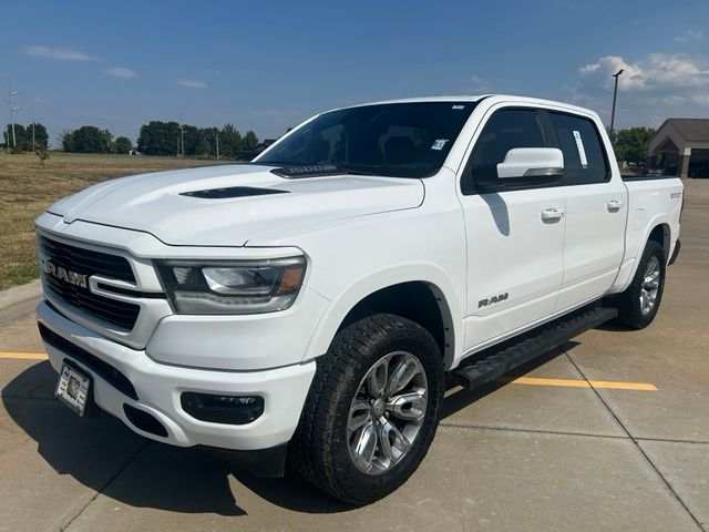 Used 2021 RAM Ram 1500 Pickup Laramie with VIN 1C6SRFJT9MN510468 for sale in Kansas City