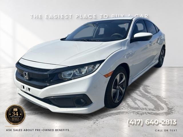 Used 2020 Honda Civic LX with VIN 19XFC2F65LE025092 for sale in Kansas City