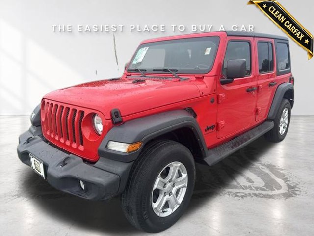 Used 2023 Jeep Wrangler 4-Door Sport S with VIN 1C4HJXDN4PW562764 for sale in Kansas City