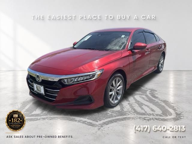 Used 2021 Honda Accord LX with VIN 1HGCV1F16MA095024 for sale in Kansas City