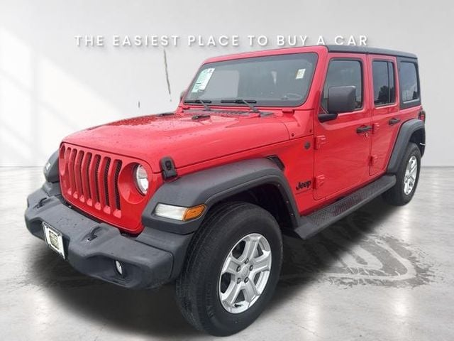 Used 2023 Jeep Wrangler 4-Door Sport S with VIN 1C4HJXDN4PW562764 for sale in Kansas City