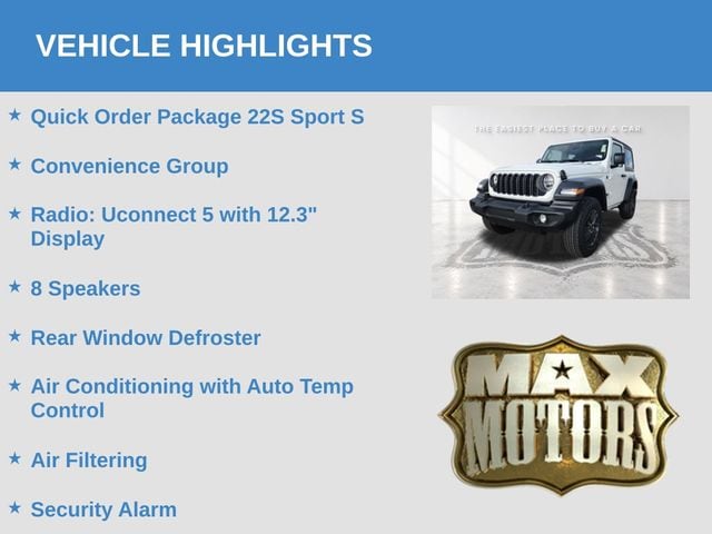 2026 Jeep Wrangler 2-Door Sport S - Photo 6