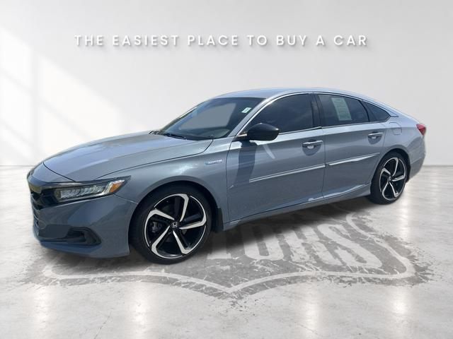 Used 2022 Honda Accord Hybrid Sport with VIN 1HGCV3F28NA004096 for sale in Kansas City