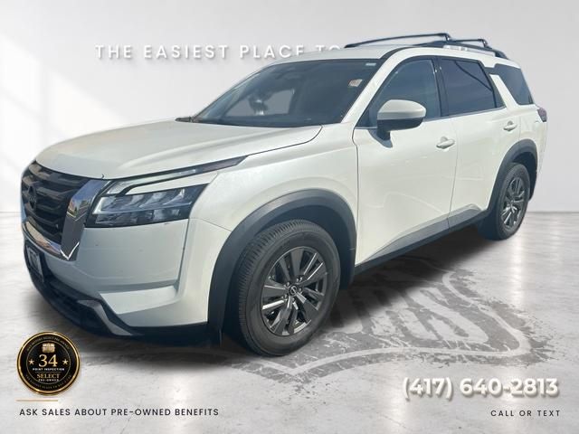 Used 2022 Nissan Pathfinder SV with VIN 5N1DR3BA5NC255789 for sale in Kansas City