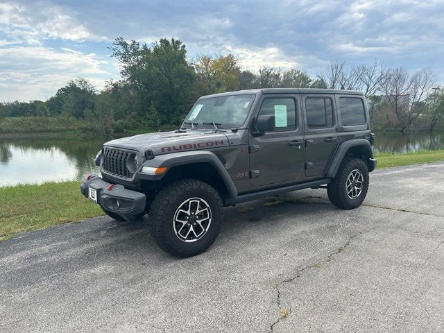 Used 2025 Jeep Wrangler 4-Door Rubicon with VIN 1C4PJXFN6SW572620 for sale in Kansas City