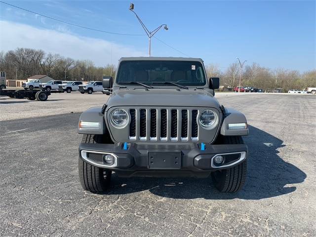 Used 2022 Jeep Wrangler Unlimited Sahara 4XE with VIN 1C4JJXP62NW267049 for sale in Kansas City