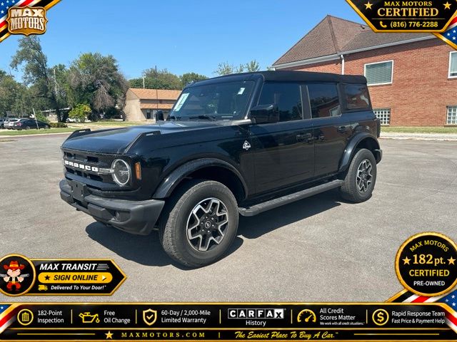 Used 2023 Ford Bronco 4-Door Outer Banks with VIN 1FMEE5BP9PLB16929 for sale in Kansas City