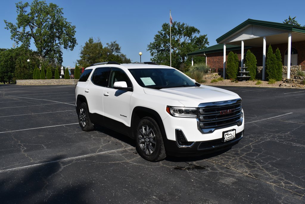 Used 2023 GMC Acadia SLT with VIN 1GKKNUL48PZ221596 for sale in Kansas City