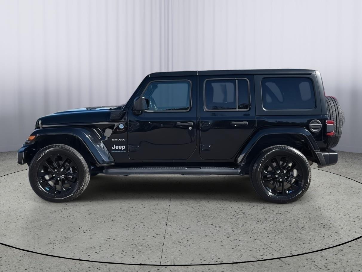 Used 2023 Jeep Wrangler 4xe Sahara 4XE with VIN 1C4JJXP62PW648466 for sale in Kansas City