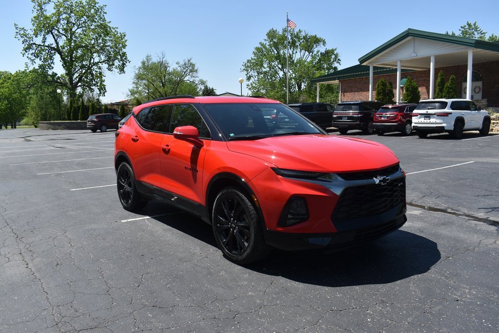 Used 2022 Chevrolet Blazer RS with VIN 3GNKBKRS3NS158875 for sale in Kansas City