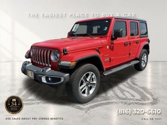 2020 Jeep Wrangler Unlimited Sahara — actual unit photo