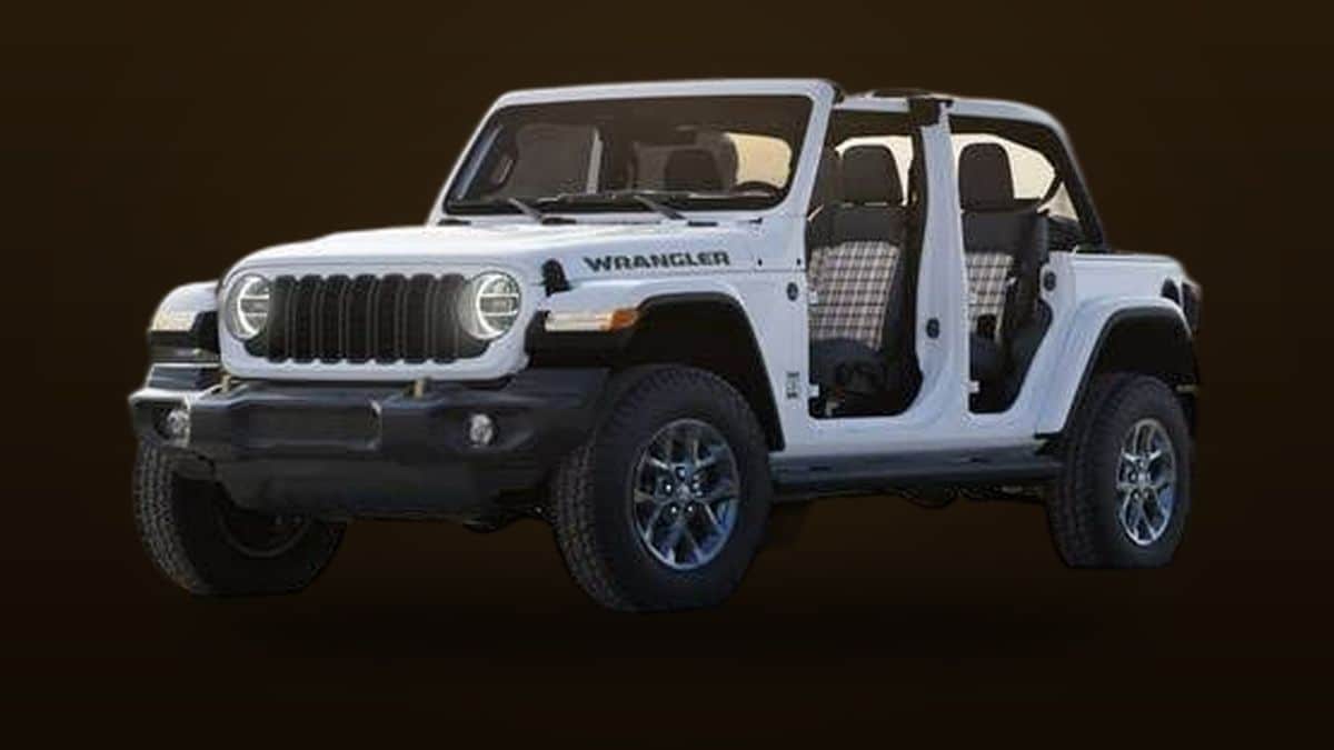 2026 Jeep Wrangler two-door (photo for illustration) — APR offers also cover Compass and Grand Cherokee L