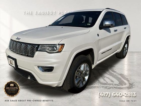 2017 Jeep Grand Cherokee Overland 4x4 — actual unit photo