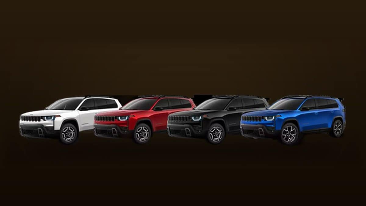 2026 Jeep Cherokee lineup (photo for illustration)