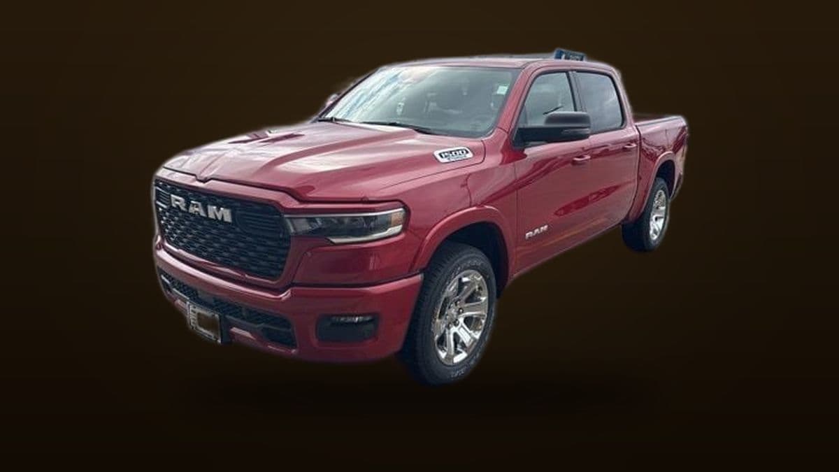 Molten Red Pearlcoat 2026 Ram 1500 Big Horn Crew Cab 4x4, stock 6091, at Max CDJR of Nevada