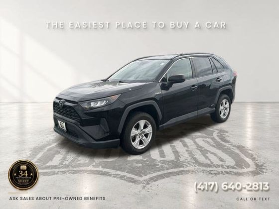 2021 Toyota RAV4 Hybrid LE — actual unit photo