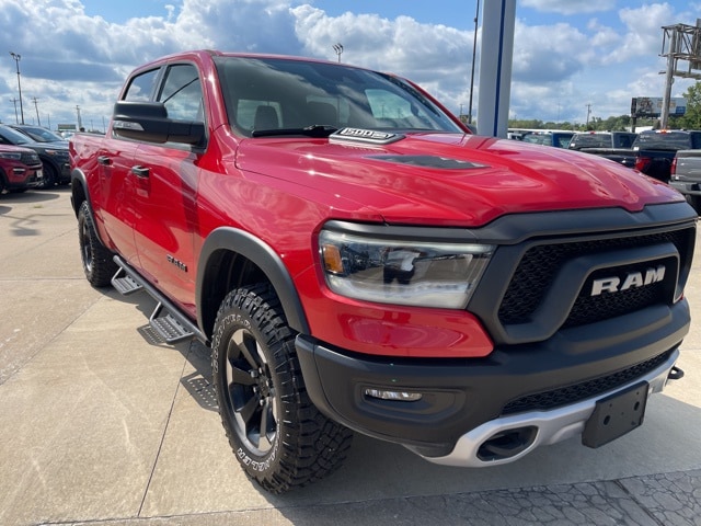 Used 2021 RAM Ram 1500 Pickup Rebel with VIN 1C6SRFLT4MN603153 for sale in Harrisonville, MO